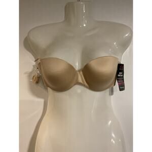 Maidenform 09417 Womens Latte Lift Underwire Strapless T-Shirt Bra Size 36A